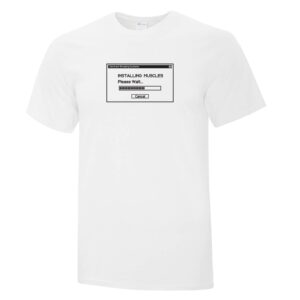 Installing Muscles Tshirt